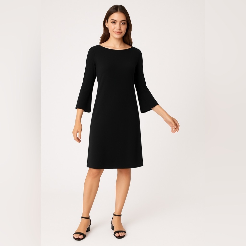 Lilly Pulitzer Ophelia black dress size small bell sleeves